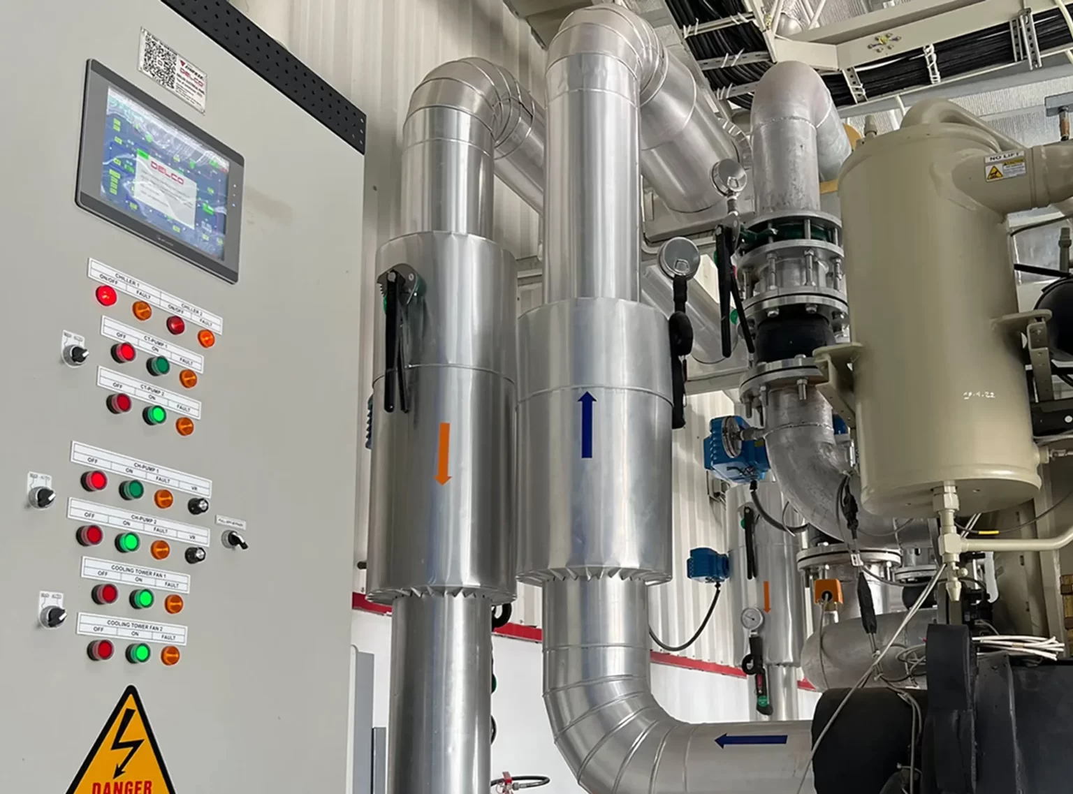 Hệ thống cơ điện trong nhà máy